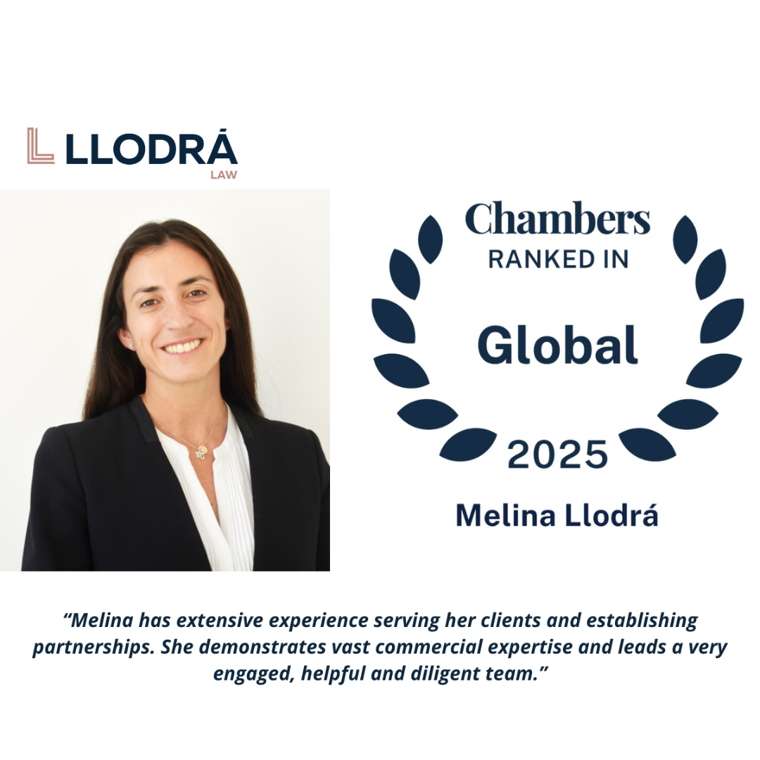 LLODRÁ Law y Melina Llodrá reconocidos en Chambers Global 2025