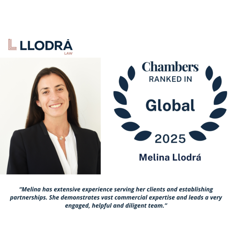 LLODRÁ Law y Melina Llodrá reconocidos en Chambers Global 2025